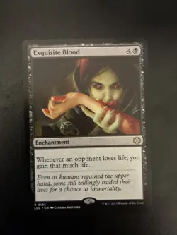 Exquisite Blood R Commander: The Lost Caverns of Ixalan 195 MTG - Image 1