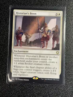 Commander: Dominaria United Historian's Boon #21 NM - Image 1