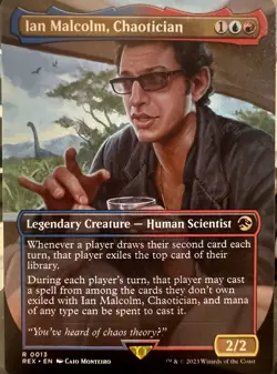 Ian Malcolm, Chaotician (Borderless) - Image 1
