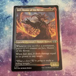 Juri, Master of the Revue (Etched) x1 - MTG Multiverse Legends MUL #111 - Image 1