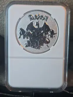 Pokemon Charizard Colorized Coin - Worth Collection KL -Proof - Image 2