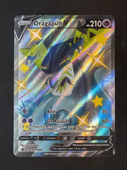 Dragapult V SWSH096 Sword & Shield Black Star Promo Holo Pokemon - Image 1