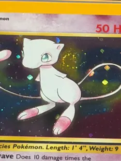 2000 POKEMON PROMO BLACK STAR POKEMON LEAGUE #9 MEW-HOLO PSA 8 - Image 4