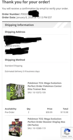 **Presale** Pokemon Perfect Order Booster Box Sealed - Limited Quantity! - Image 2