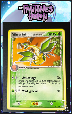 Carte Pokemon Vibraninf 54/110 Especes Delta Bloc EX Fantomes Holon FR - Image 1