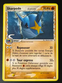 Carte Pokemon Sharpedo 53/110 Especes Delta Bloc EX Fantomes Holon FR - Image 2