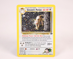 TCG Carta Pokemon Giovanni's Persian Holo ENG 8 132 Gym Challenge - Image 2