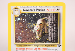 TCG Carta Pokemon Giovanni's Persian Holo ENG 8 132 Gym Challenge - Image 4