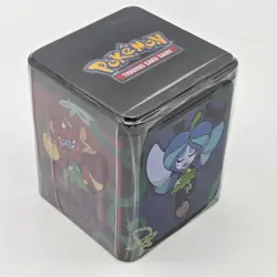 Pokemon TCG Stack'em High Tin of 3 Booster Packs Factory Sealed New - Image 2