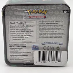 Pokemon TCG Stack'em High Tin of 3 Booster Packs Factory Sealed New - Image 4