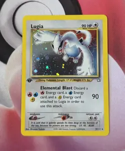 Lugia 9/111 Neo Genesis First Edition Holo NM Pokemon TCG - Image 1