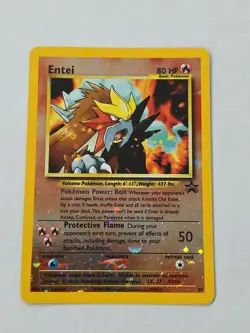 Pokemon TCG Entei 34 2001 Black Star Promo Reverse Rare - Image 1
