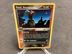 Pokemon Dark Houndoom 37/109 Team Rocket Returns Regular📈🤙🏽 - Image 1