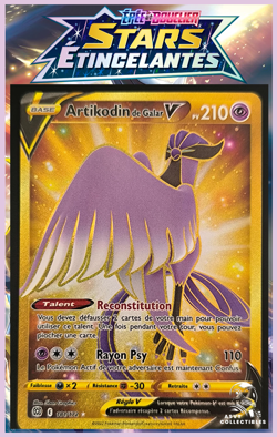 Carte Pokemon Artikodin de Galar V 181/172 EB09 Stars Etincelantes Epee Bouclier - Image 1