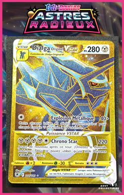 Carte Pokemon Dialga Originel VStar 210/189 EB10 Astres Radieux Epee Bouclier FR - Image 1
