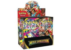 POKEMON MEGA EVOLUTIONS BOOSTER BOX ENHANCED ( INCLUDES BOX TOPPER) - Image 1