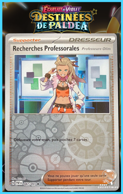 Carte Pokemon Recherches Professorales 087/091 Reverse EV4.5DESTINEES DE PALDEA - Image 1