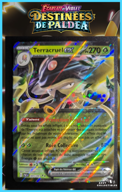 Carte Pokemon Terracruel ex 005/091 EV4.5 DESTINEES DE PALDEA NEUF FR - Image 1