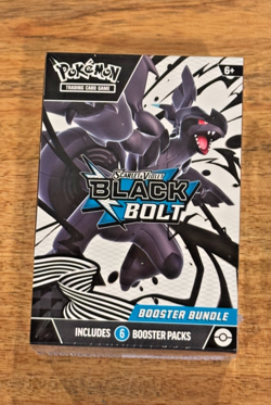 Pokemon TCG Scarlet & Violet Black Bolt Booster Bundle 6 Packs Factory Sealed - Image 1