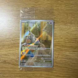 Pokemon Paldean Fates Mimikyu SVP 075 Pokemon Center Promo Stamped Sealed - Image 1