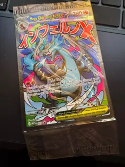 Pokemon Mega Charizard X ex 023 + Oricorio ex Phantasmal Flames UPC Promo Sealed - Image 1