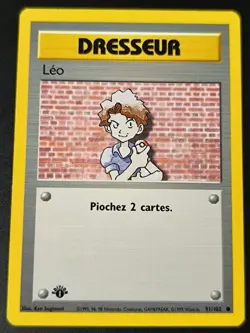 Leo 91/102 Edition 1 Ed 1 Set De Base Wizards Carte Pokemon FR - Image 2