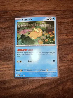 Pokemon Mega Evolution Psyduck Holo Black Star Promo NM/LP Condition - Image 1