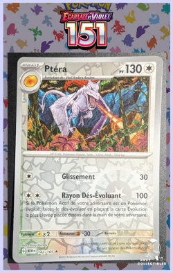 Ptera 142/165 Reverse Holo Ecarlate Violet 3.5 MEW 151 FR Carte Pokemon FR - Image 1