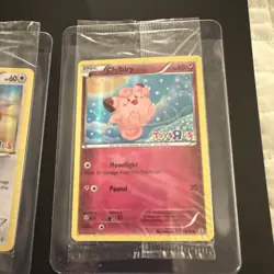 2 Toys R Us Sealed Pokemon Clefairy Holo 50/83 Meowth Holo 53/83 Stamped Sealed - Image 3