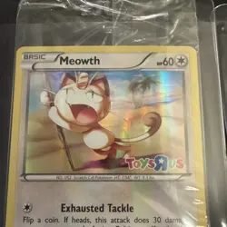2 Toys R Us Sealed Pokemon Clefairy Holo 50/83 Meowth Holo 53/83 Stamped Sealed - Image 5