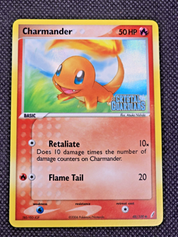 Pokemon TCG Charmander EX Crystal Guardians 48/100 STAMPED Reverse Holo - NM -H1 - Image 1