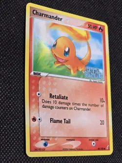 Pokemon TCG Charmander EX Crystal Guardians 48/100 STAMPED Reverse Holo - NM -H1 - Image 2
