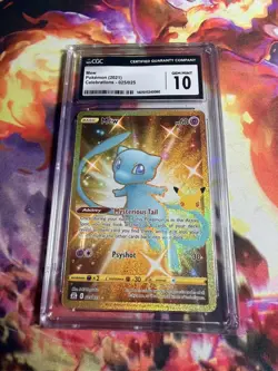 Mew 25/25 | 2021 Pokemon Celebrations HOLO - Pokemon TCG GRADED CGC 10 GEM MINT - Image 1