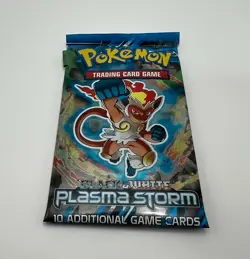 (402785) Pokemon B&W Plasma Storm Unl. Ed. Booster Pack Factory Sealed - Damaged - Image 4