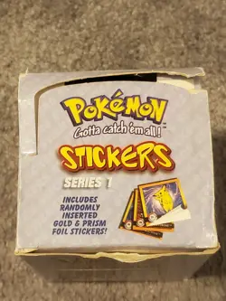 1999 Pokemon ArtBox Stickers Series 30 Packs Sealed | Box Not Sealed /Damage - Image 5