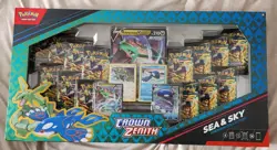 Pokemon TCG Crown Zenith Sea and Sky Premium Collection 14 Packs, NEW/ Box Flaw - Image 1