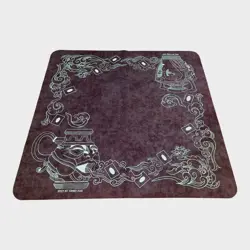 2-Player Spellground Playmat Mint Charcoal Duality Yugioh Spicyhot - Image 1