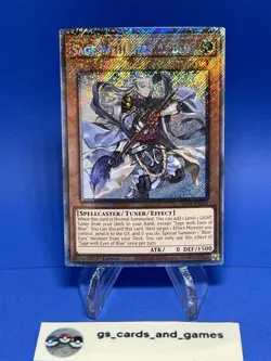 Sage with Eyes of Blue RA04-EN266 - Platinum Secret Rare - Yugioh Stampede - Image 1