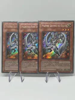 3x Yugioh Chaos-End Master Italian & French RGBT-FR092 LP - Image 1