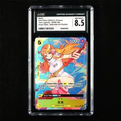 CGC 8.5 NM/MINT+ 2024 One Piece CHN Nami OP08-106 SR (Alt Art Parallel) - Image 1