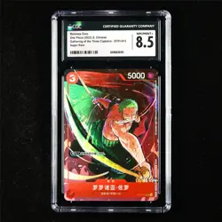 CGC 8.5 NM/MINT+ 2023 One Piece CHN Roronoa Zoro ST01-013 SR - Image 1