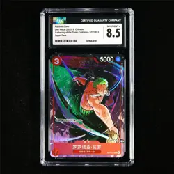 CGC 8.5 NM/MINT+ 2023 One Piece CHN Roronoa Zoro ST01-013 SR - Image 2
