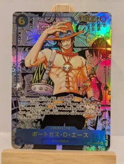 One Piece Card Game Portgas D Ace Japanese Custom Card Manga Rare OP13-119 - Image 2