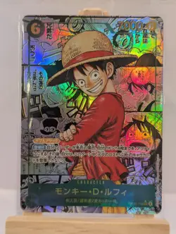 One Piece Card Game Monkey D Luffy Manga Rare Japanese Proxy Card OP13-118 - Image 2
