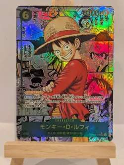 One Piece Card Game Monkey D Luffy Manga Rare Japanese Proxy Card OP13-118 - Image 3