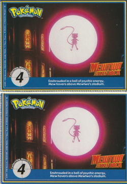 Growlithe Arcanine Evolution Set Pokemon Poketrivia Movie Cards Burger King 1999 - Image 2