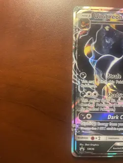 Pokemon TCG Umbreon GX SM36 REGULAR SIZED CARD Promo - Image 3