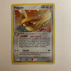 Pidgeot 10/112 Holo Rare FireRed & LeafGreen Pokemon Card LP - Image 1