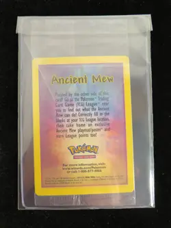 Pokemon Ancient Mew Holo Black Star 2000 Movie Promo Sealed Card English - Image 2