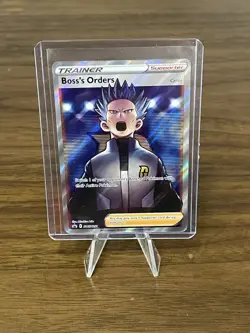 Boss's Orders SWSH251 Black Star Promo Full Art Pokemon Card Cyrus Tournament - Image 1